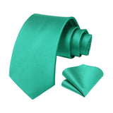 Solid Tie Handkerchief Set - R-MINT