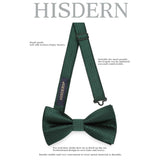 Houndstooth Pre-Tied Bow Tie - 0.1-GREEN