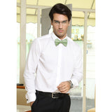 Stripe Bow Tie & Pocket Square - SAGE GREEN