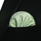 Polka Dots Bow Tie & Pocket Square - 03-GREEN/WHITE