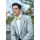 Polka Dots Bow Tie & Pocket Square - E4-GREEN /WHITE