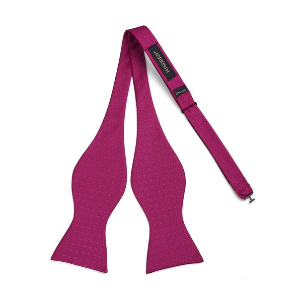 Polka Dots Bow Tie & Pocket Square - HOT PINK