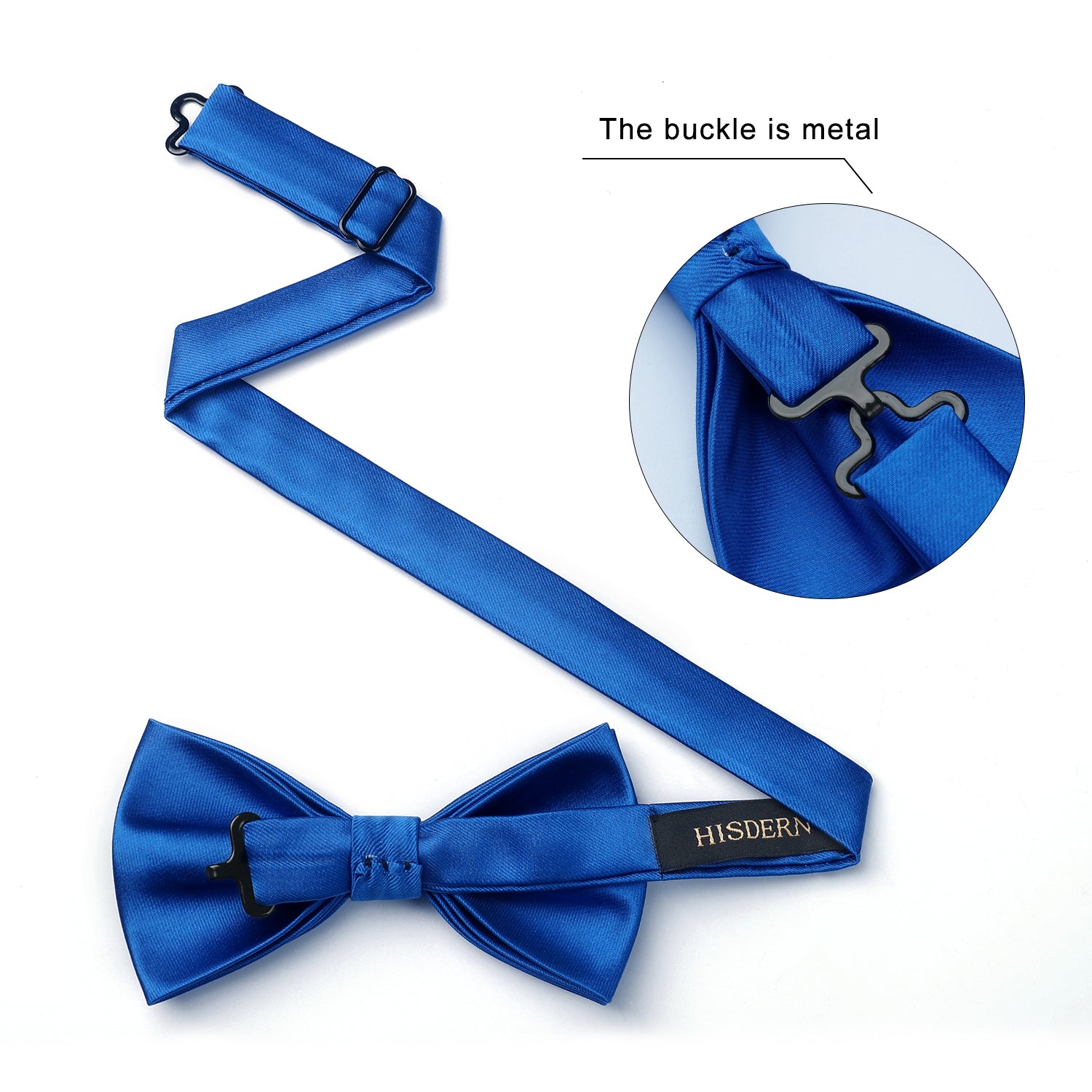 Solid Pre-Tied Bow Tie - ROYAL BLUE