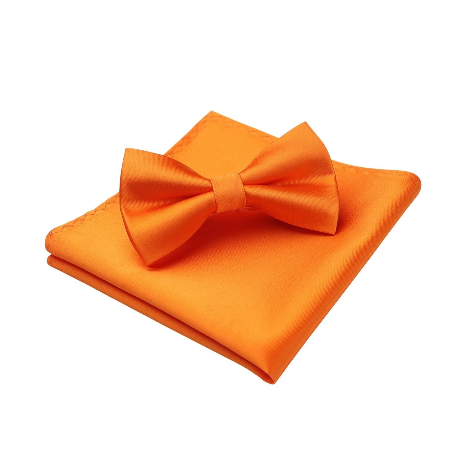 Solid Pre-Tied Bow Tie - A12-ORANGE