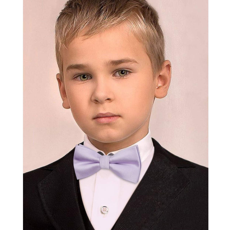 Solid Pre-Tied Bow Tie for Boy - PURPLE