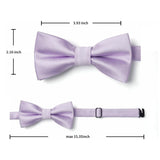 Solid Pre-Tied Bow Tie for Boy - PURPLE