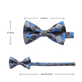 3PCS Mixed Design Pre-Tied Bow Ties - 2-B-01 Christmas Gifts for Men