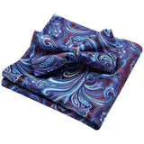 3PCS Mixed Design Bow tie & Pocket Square Sets - B3-04 Christmas Gifts for Men