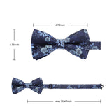 6PCS Mixed Design Pre-Tied Bow Ties - B6-05 Christmas Gifts for Men