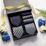 3PCS Tie & Pocket Square Set - 07