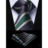 5PCS Tie & Pocket Square Set - 01 Christmas Gifts for Men