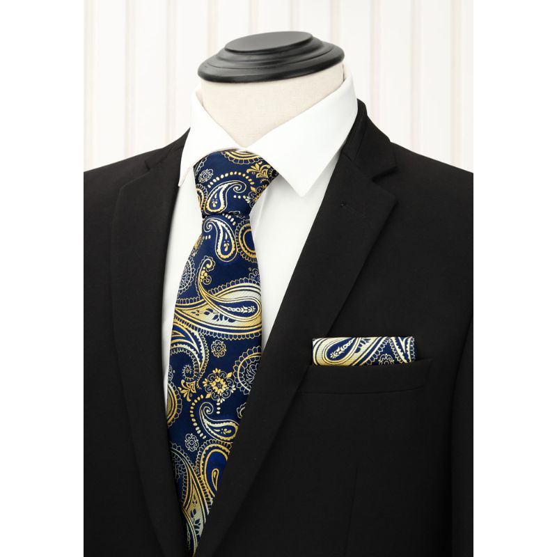 3PCS Tie & Pocket Square Set - T3-S2