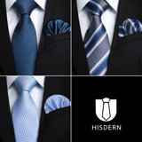 3PCS Tie & Pocket Square Set - 21