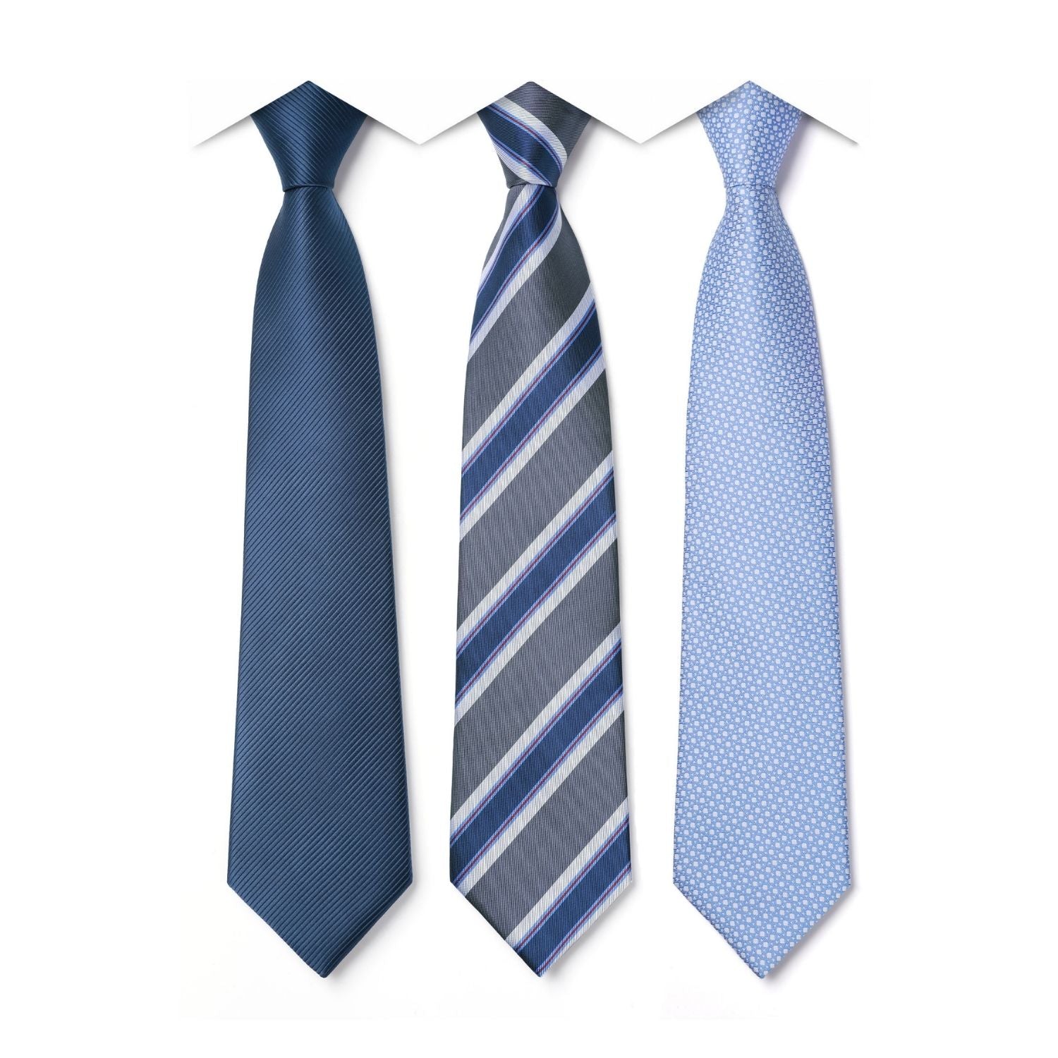 3PCS Tie & Pocket Square Set - 21
