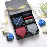 3PCS Tie & Pocket Square Set - 24