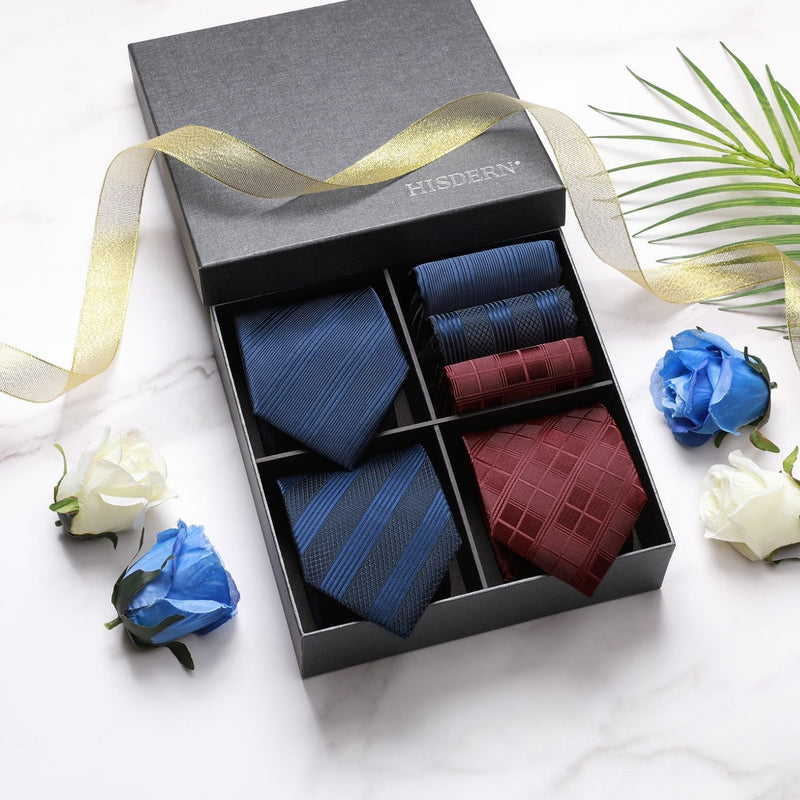 3PCS Tie & Pocket Square Set - 24