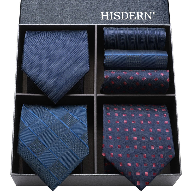 3PCS Tie & Pocket Square Set - 25