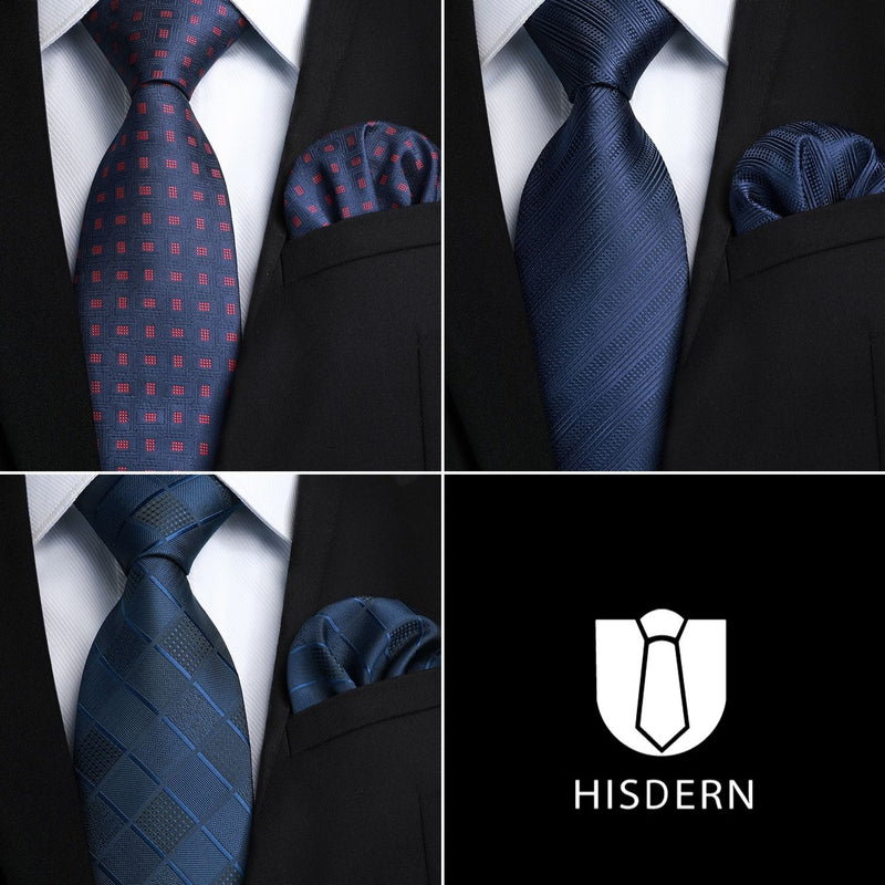 3PCS Tie & Pocket Square Set - 25