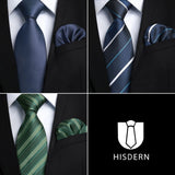 3PCS Tie & Pocket Square Set - 23