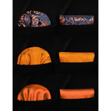 3PCS Tie & Pocket Square Set - ORANGE