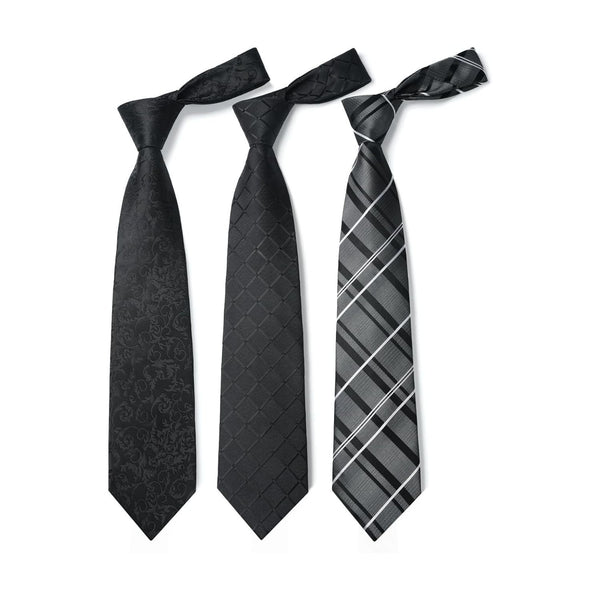 3PCS Tie & Pocket Square Set - T3-08