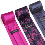 3PCS Tie & Pocket Square Set - T3-09