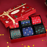 5PCS Christmas Tie & Pocket Square Set - T5-S2 Christmas Gifts for Men