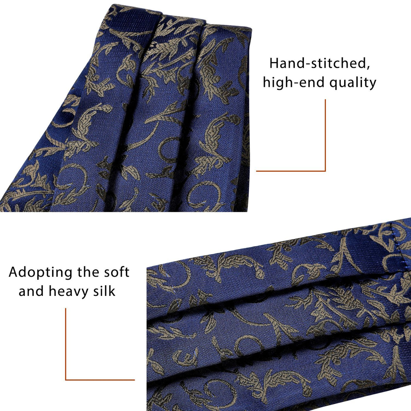 Set Ascot E Fazzoletto Uomo - Cravatta Paisley Elegante Per Matrimoni E Eventi - Regalo Chic - Foto 8
