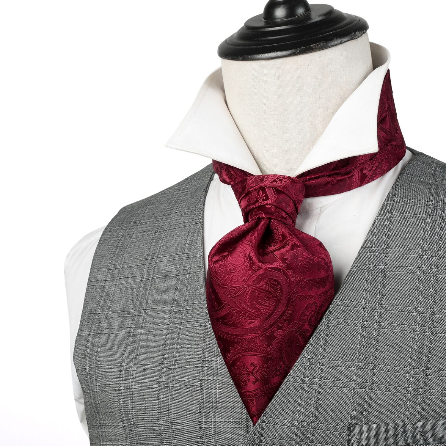 Paisley Ascot Handkerchief Set - A-01 NOVELTY