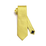 Houndstooth Tie Handkerchief Set - 02-YELLOW GOLD