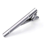 Plaid Tie Handkerchief Clip - 06 SILVER