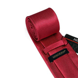 Houndstooth Tie Handkerchief Clip - Z-RED