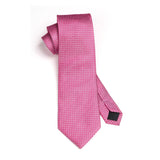 Polka Dot Tie Handkerchief Set - A-PINK