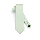 Houndstooth Tie Handkerchief Set - E-01 SAGE GREEN