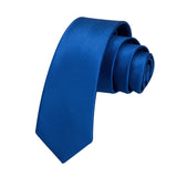 Solid 2.4' Skinny Formal Tie - ROYAL BLUE