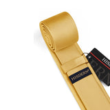 Solid 2.4' Skinny Formal Tie - GOLD-01