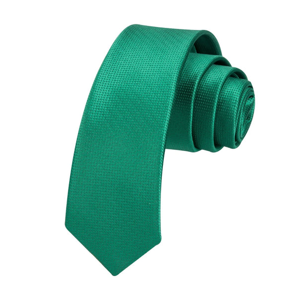 Solid 2.4' Skinny Formal Tie - GREEN