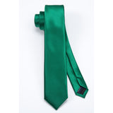 Solid 2.4' Skinny Formal Tie - GREEN