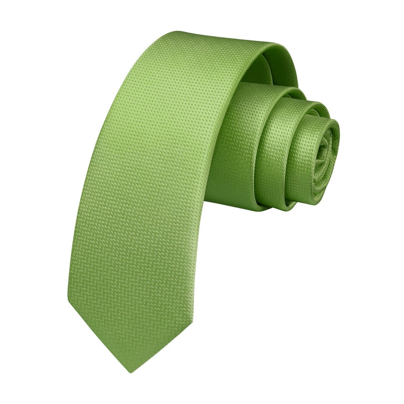 Solid 2.4' Skinny Formal Tie - C-SAGE GREEN DARK