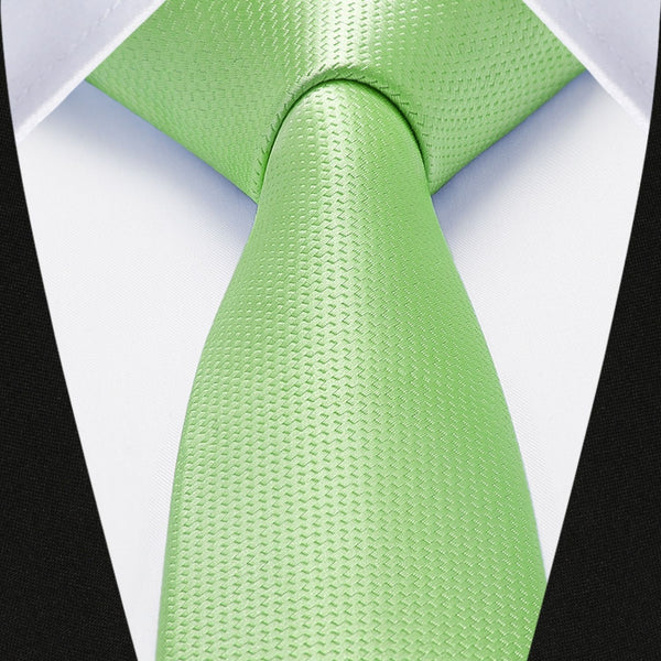 Solid 2.4' Skinny Formal Tie - LIGHT SAGE GREEN-02