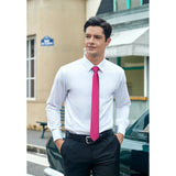 Solid 2.4' Skinny Formal Tie - A-HOT PINK