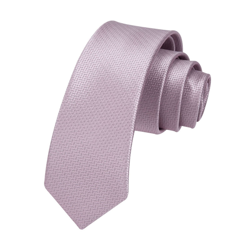 Solid 2.4' Skinny Formal Tie - PINK