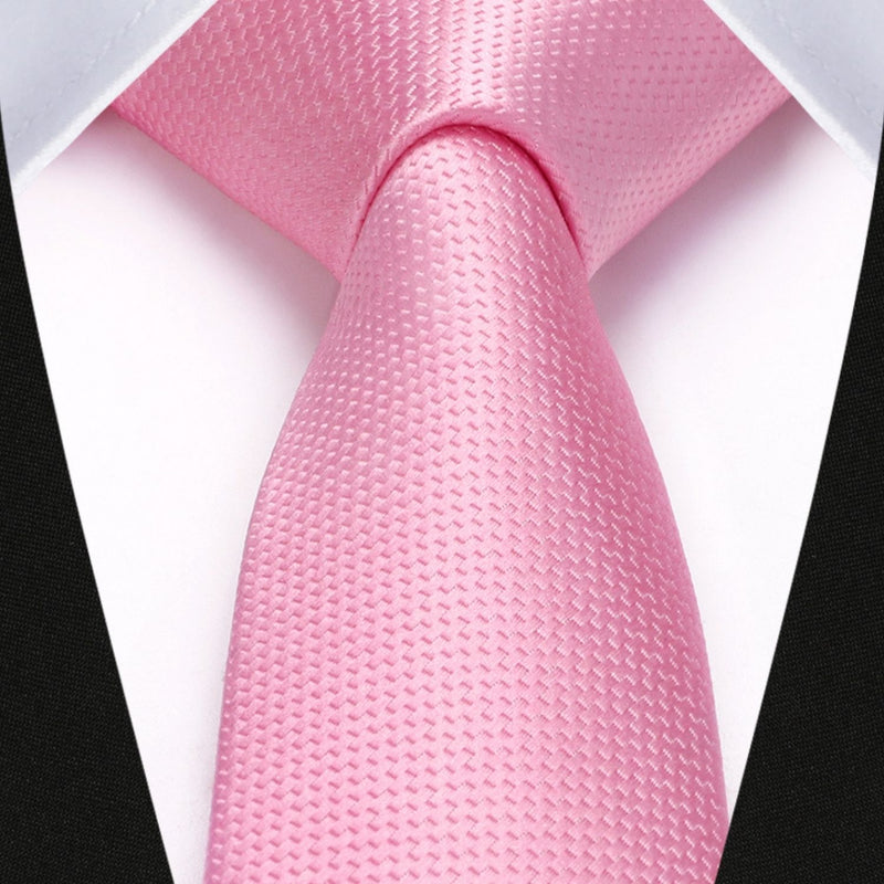 Solid 2.4' Skinny Formal Tie - D-PINK-01