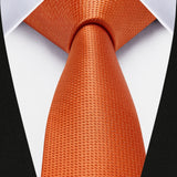 Solid 2.4' Skinny Formal Tie - ORANGE-02