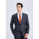 Solid 2.4' Skinny Formal Tie - ORANGE-02