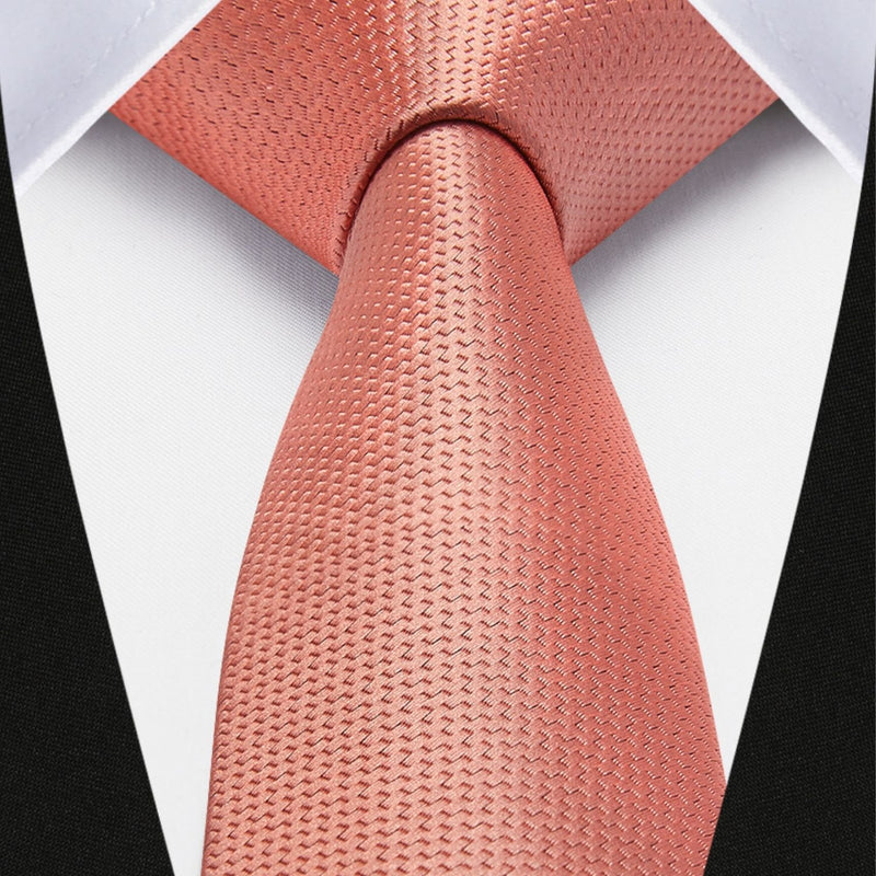 Solid 2.4' Skinny Formal Tie - BLUSH-01