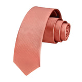 Solid 2.4' Skinny Formal Tie - BLUSH-01