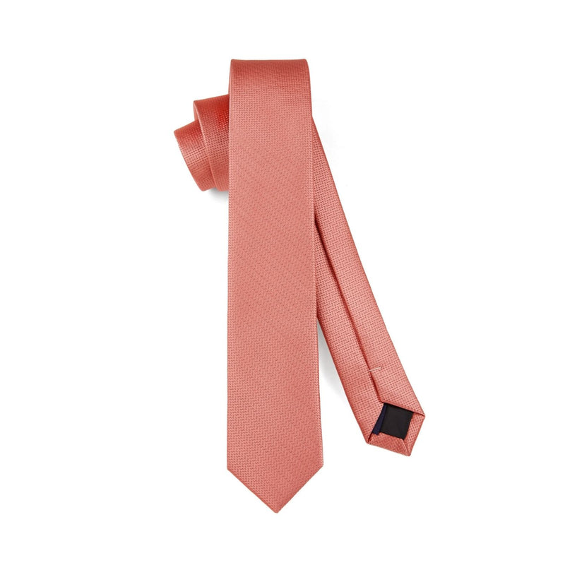 Solid 2.4' Skinny Formal Tie - BLUSH-01