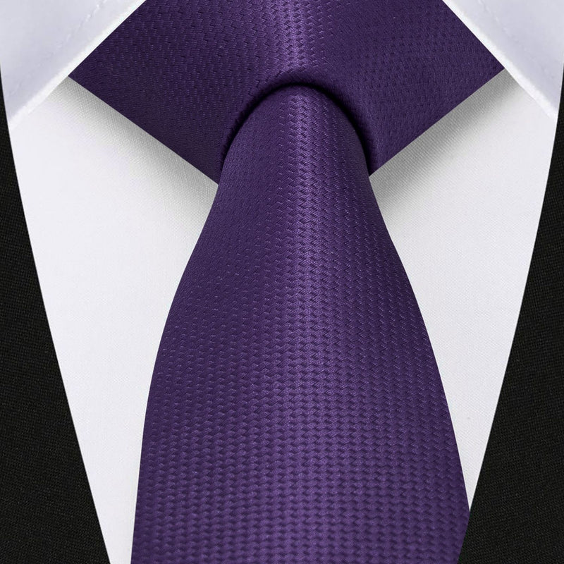 Solid 2.4' Skinny Formal Tie - PURPLE