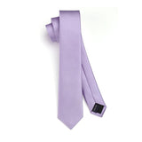 Solid 2.4' Skinny Formal Tie - LIGHT PURPLE-01